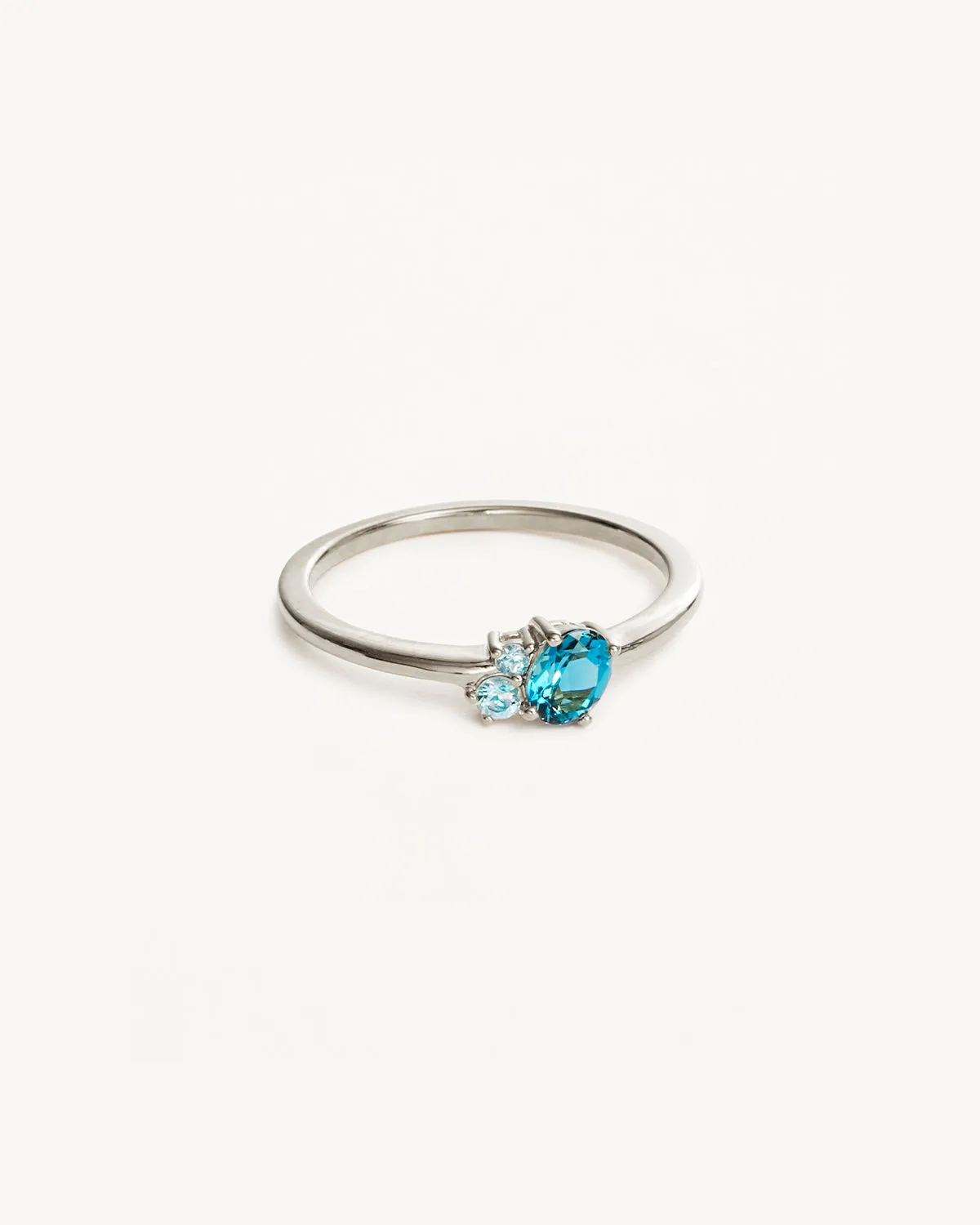 Sterling Silver Kindred Birthstone Ring - December