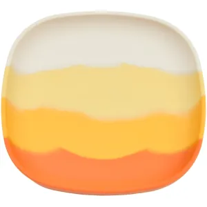 Suction Silicone Plate | Color Splash Collection - Sienna Ombre