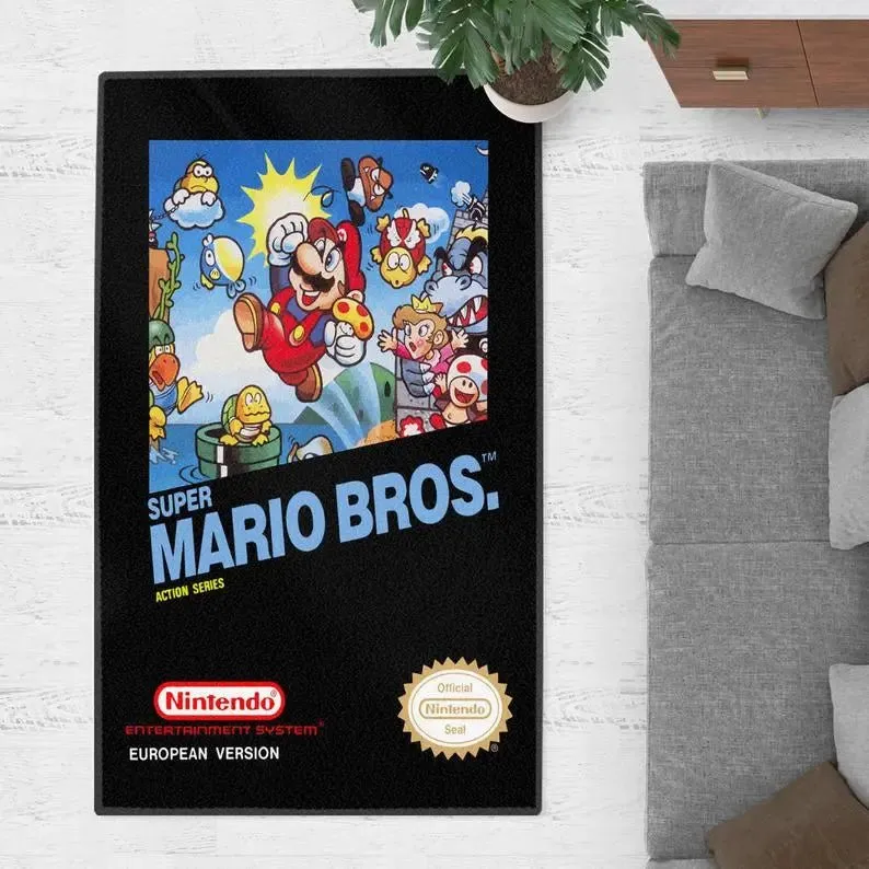 Super Mario Bros Area Rug