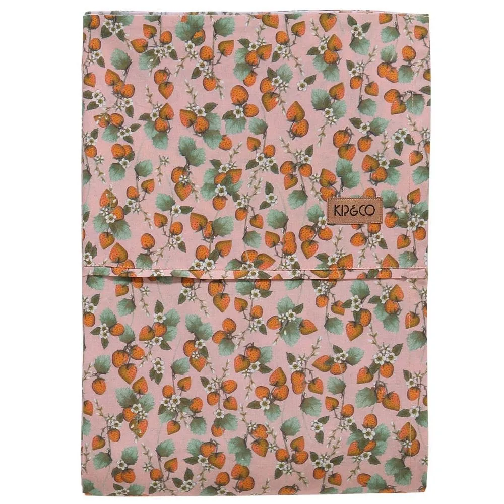 The Patch Peach Cotton Flat Sheet