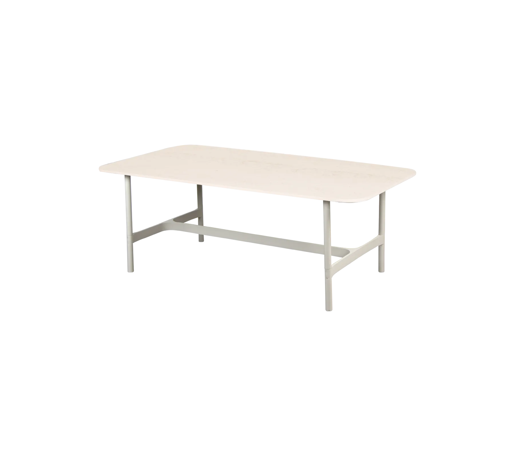 Twist coffee table, rectangular