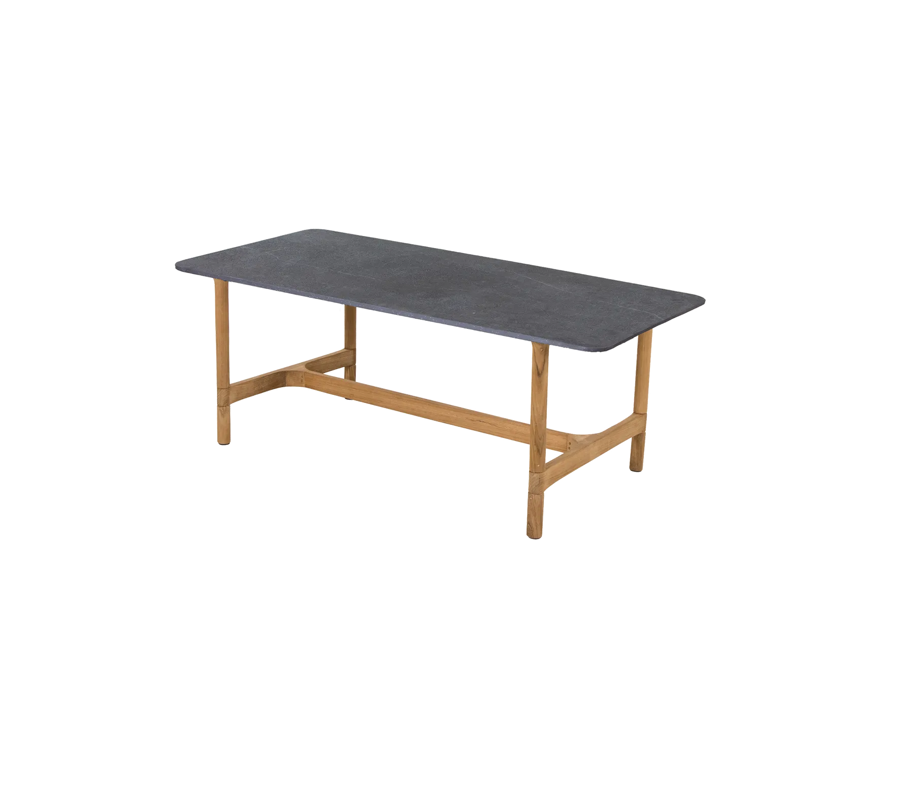 Twist coffee table, rectangular