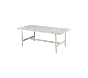 Twist coffee table, rectangular