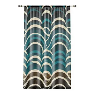 Vampire Art Grunge Window Curtain - Waves