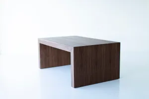 Walnut Waterfall Coffee Table - 4423