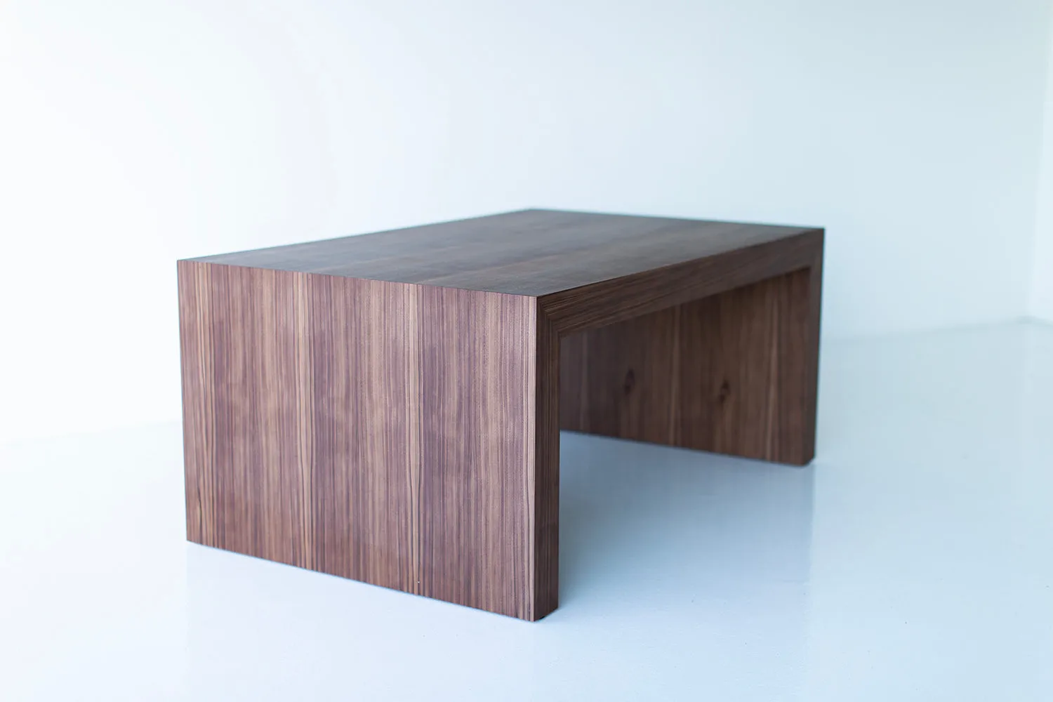 Walnut Waterfall Coffee Table - 4423