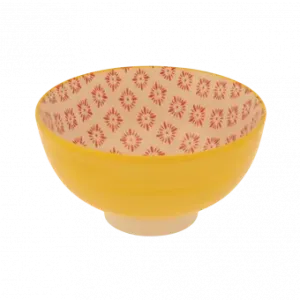 Yellow Flamenco Bowl By Rex London