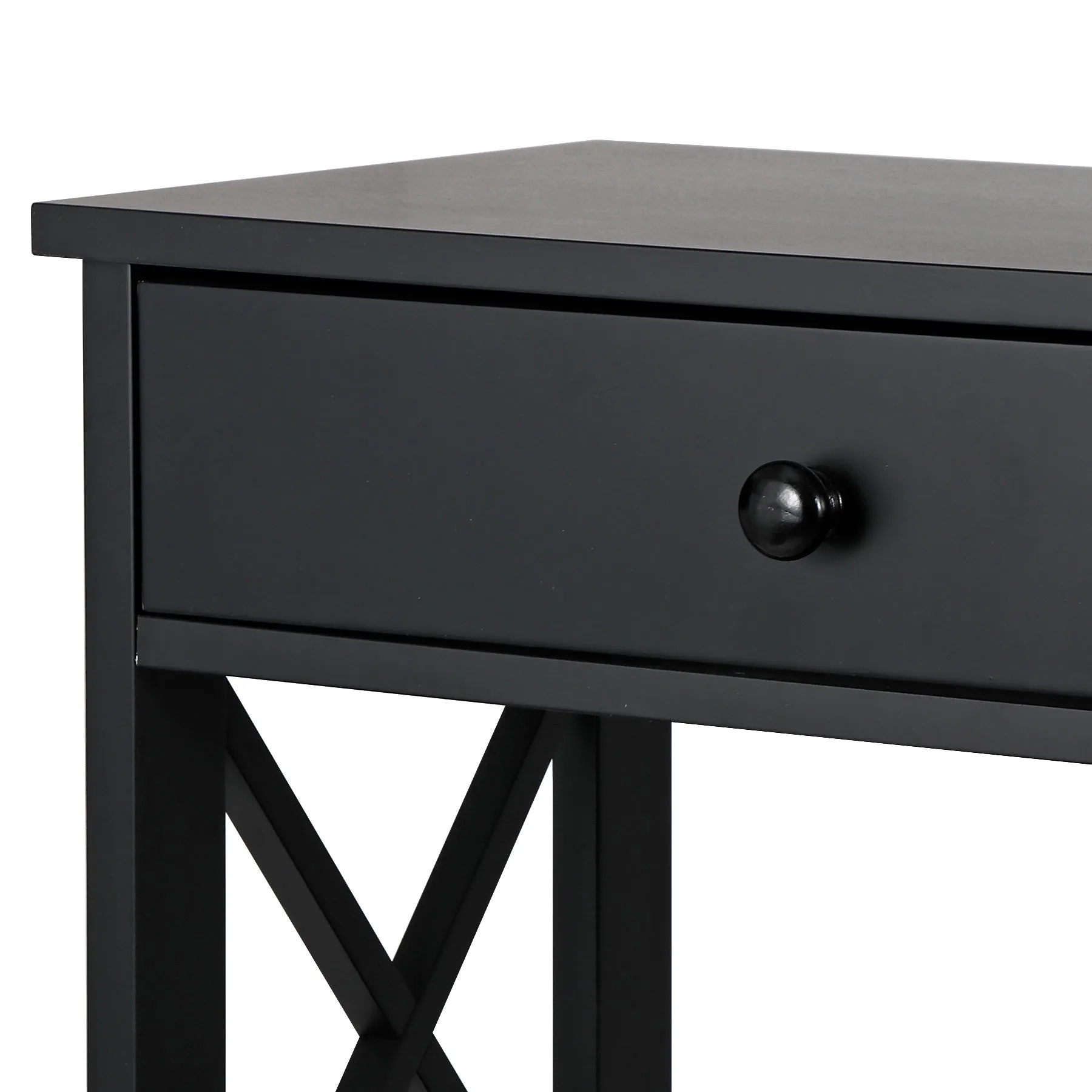 ZENY™ 3 Tier Console Table with Drawer Narrow Sofa Side Table Accent End Table