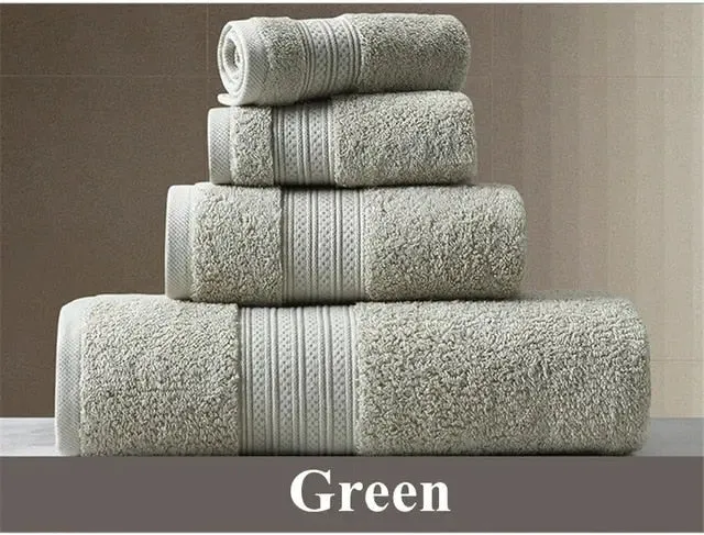 ZHUO MO 100% Pakistan Cotton Bath Towel | Super Absorbent Terry Bath Face Towel | Large Size for Thicken Adults | Ideal for Beach and Bathroom