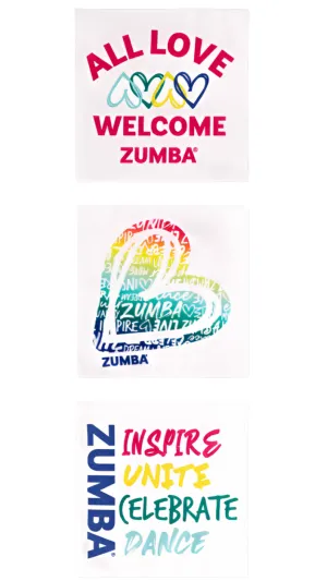 Zumba Celebrate Towels 3PK